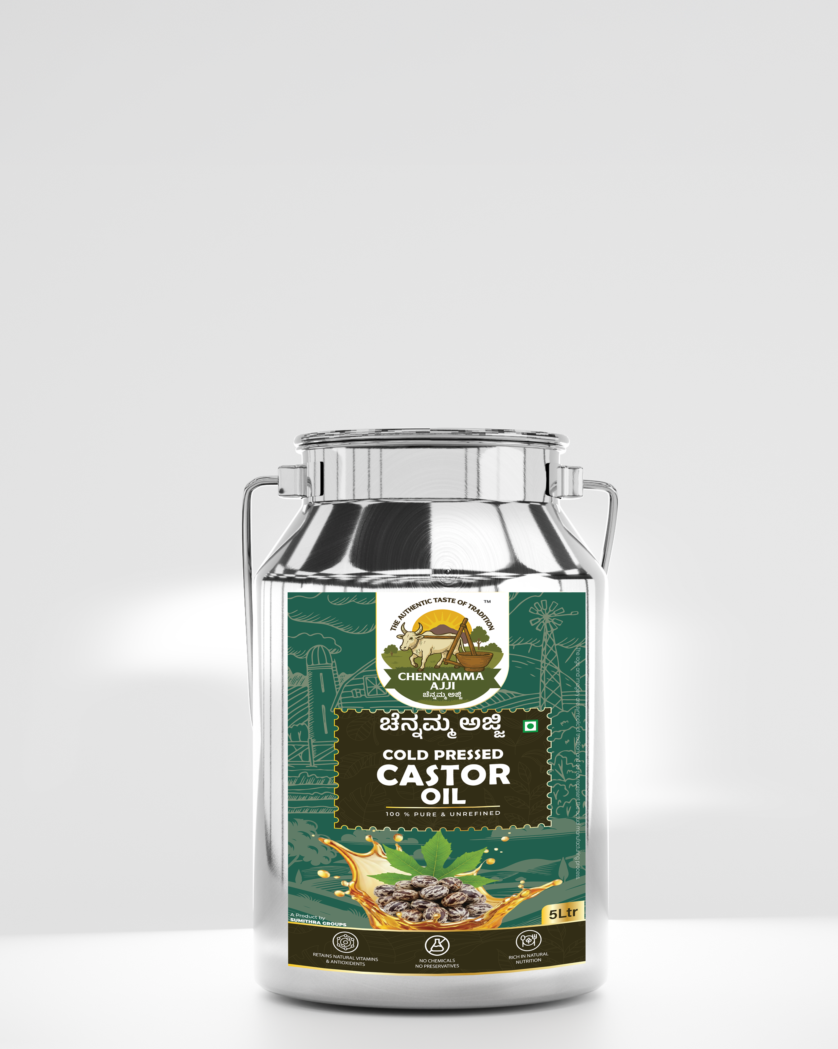 COLD PRESSED CASTOR OIL