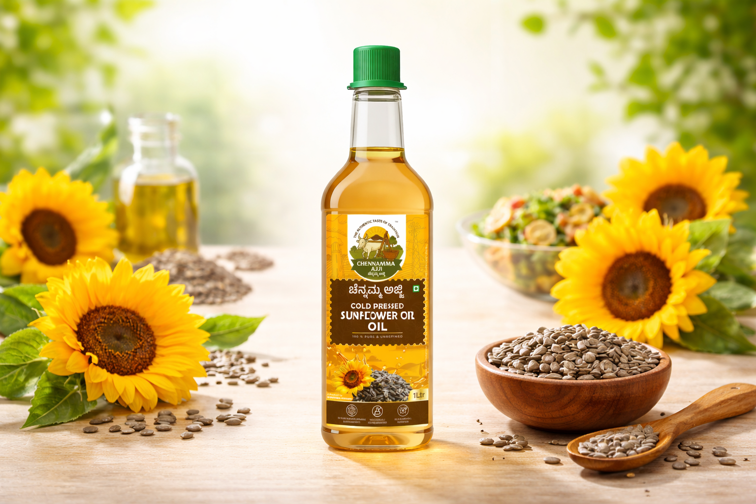 CHENNAMMA AJJI SUNFLOWER COLD PRESSED OIL