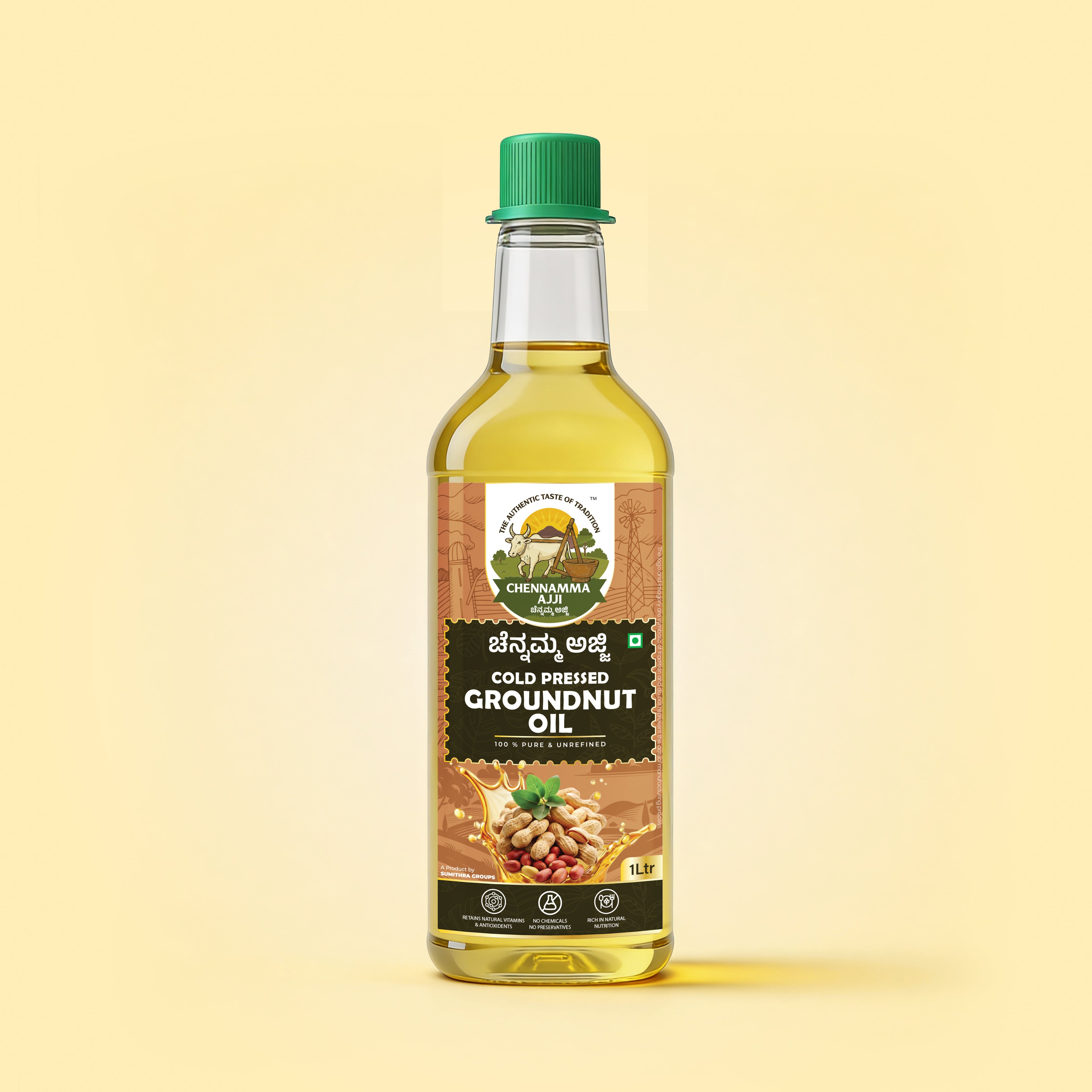 COLD PRESSED GROUNDNUT OIL