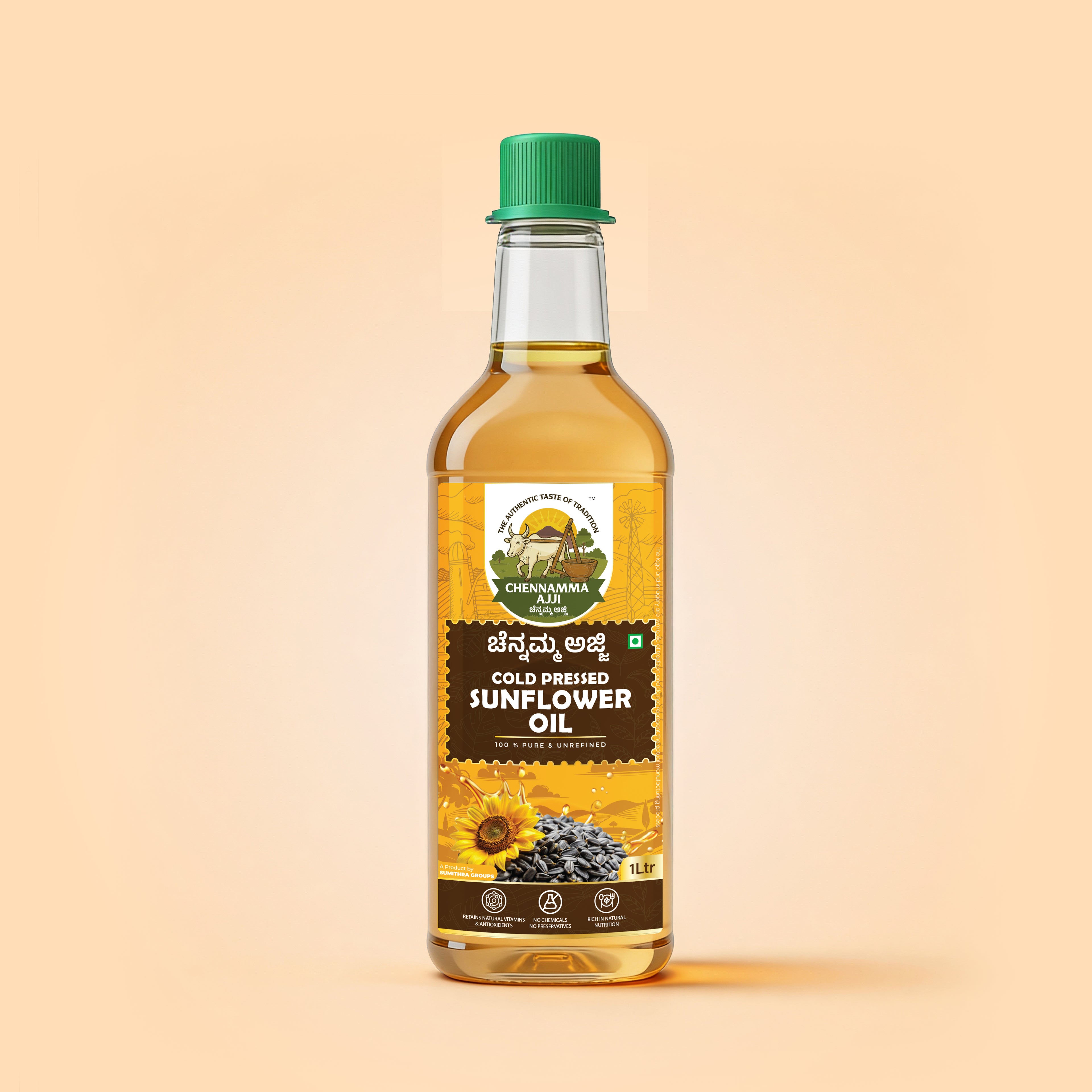 CHENNAMMA AJJI SUNFLOWER COLD PRESSED OIL