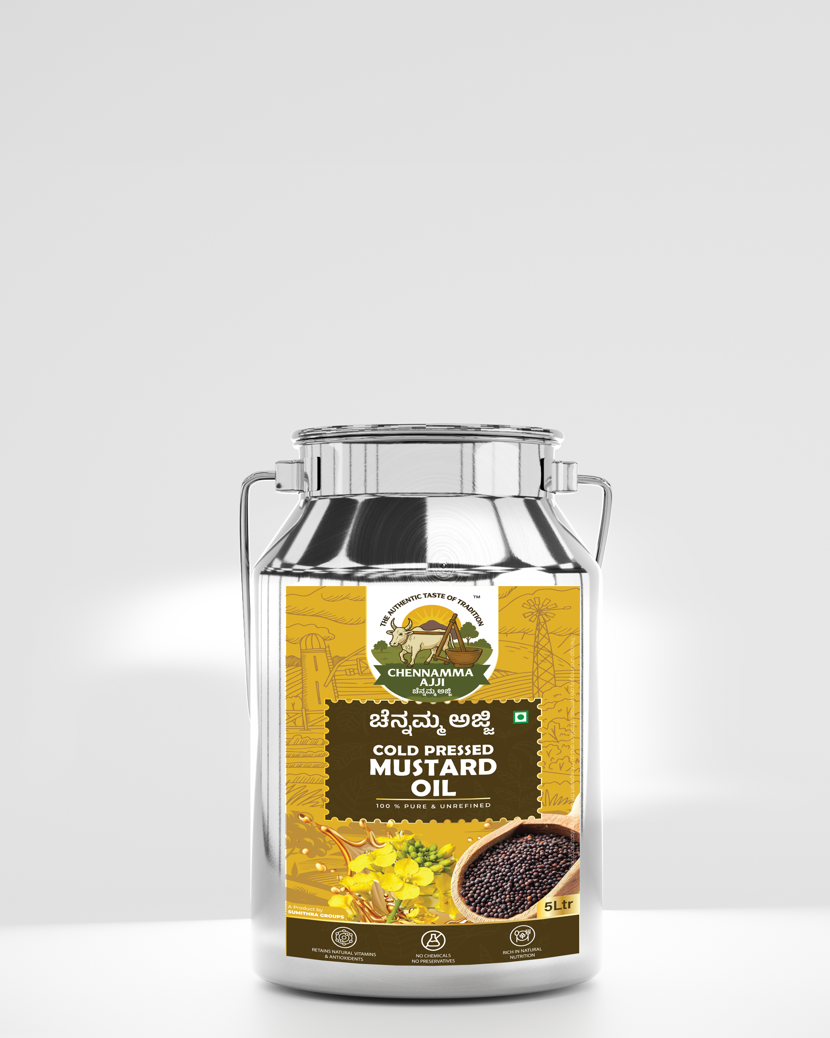 CHENNAMMA AJJI COLD PRESSED MUSTARD OIL