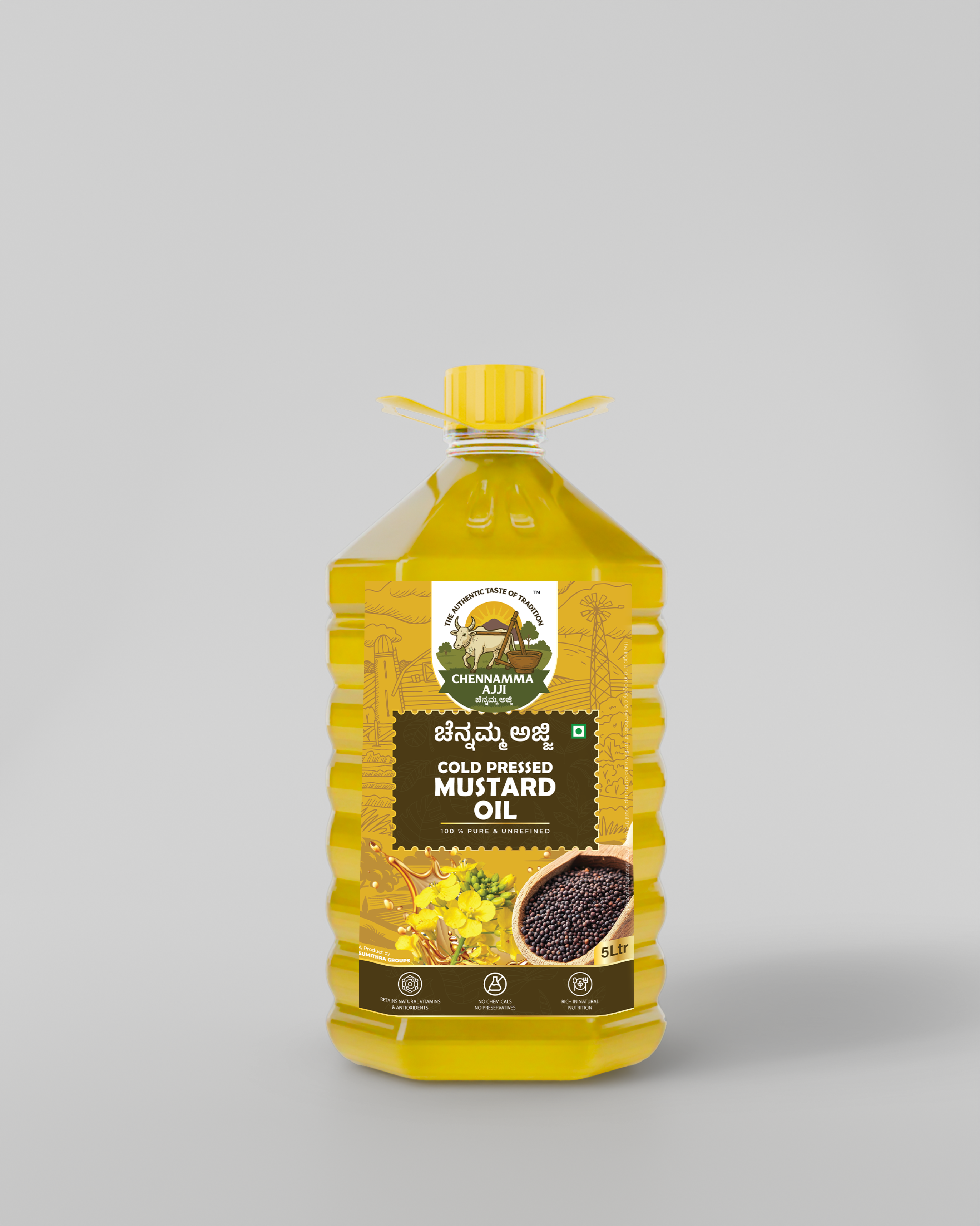 CHENNAMMA AJJI COLD PRESSED MUSTARD OIL