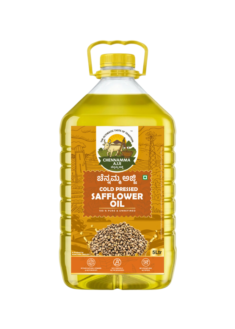 CHENNAMMAAJJI COLD PRESSED SAFFLOWER OIL