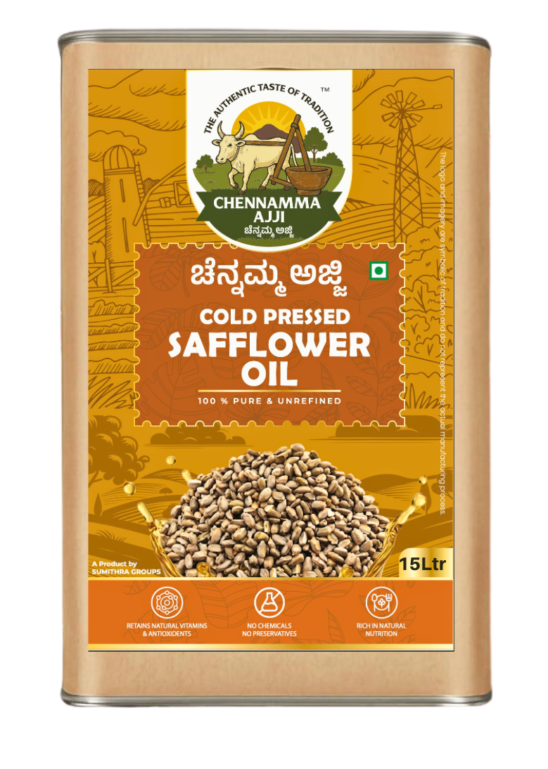CHENNAMMAAJJI COLD PRESSED SAFFLOWER OIL