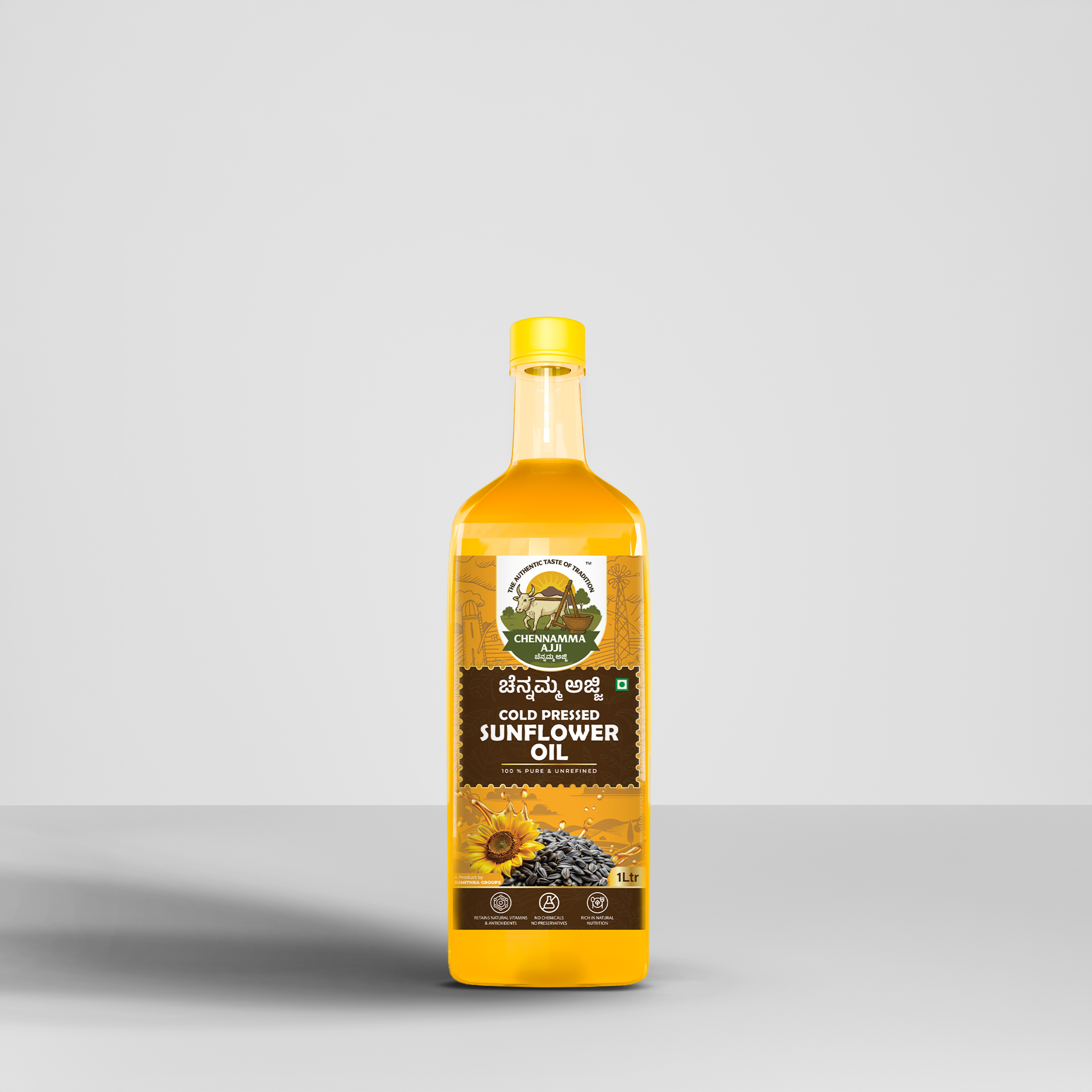 CHENNAMMA AJJI SUNFLOWER COLD PRESSED OIL