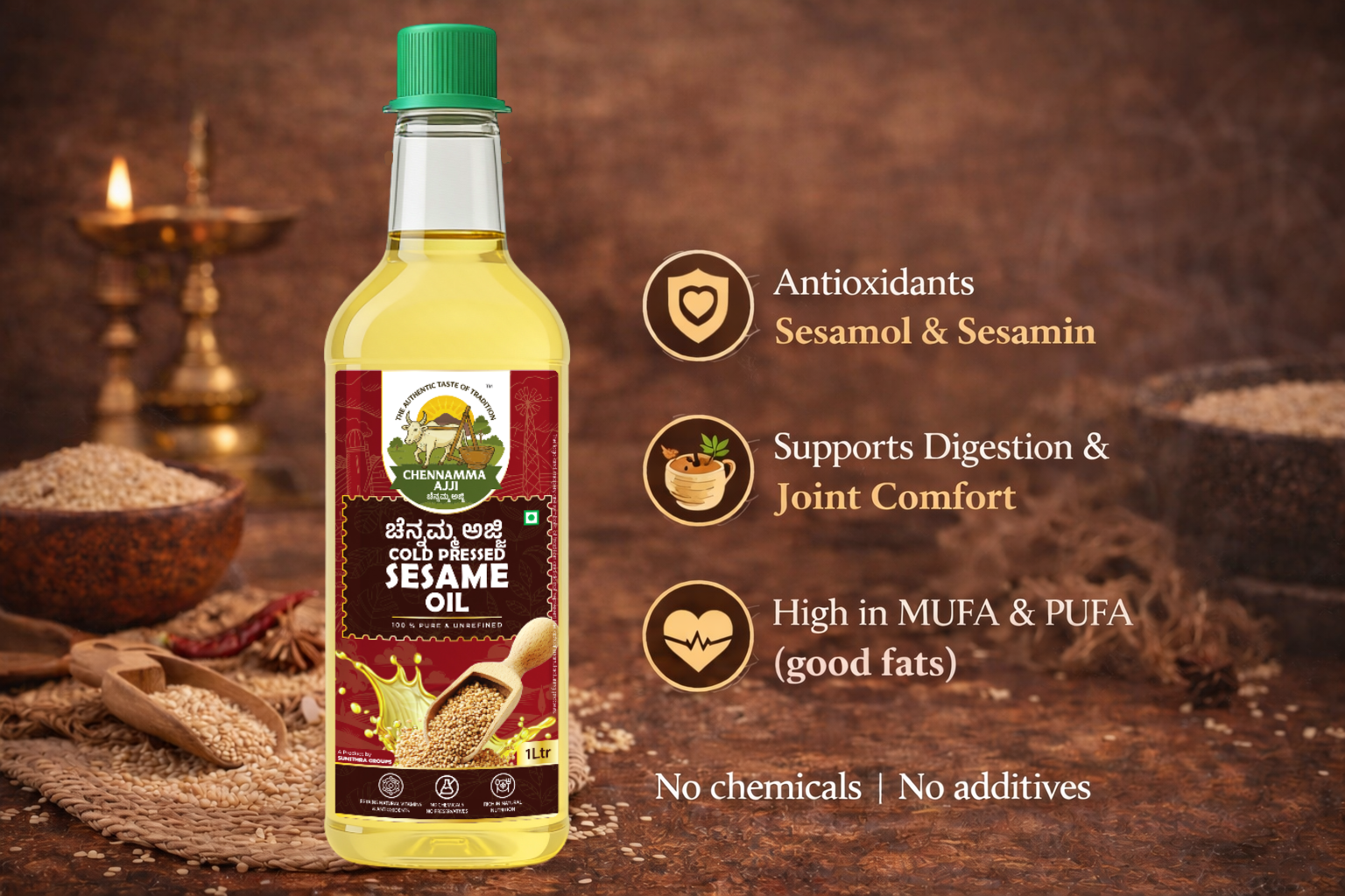 CHENNAMMA AJJI SEASAME OIL