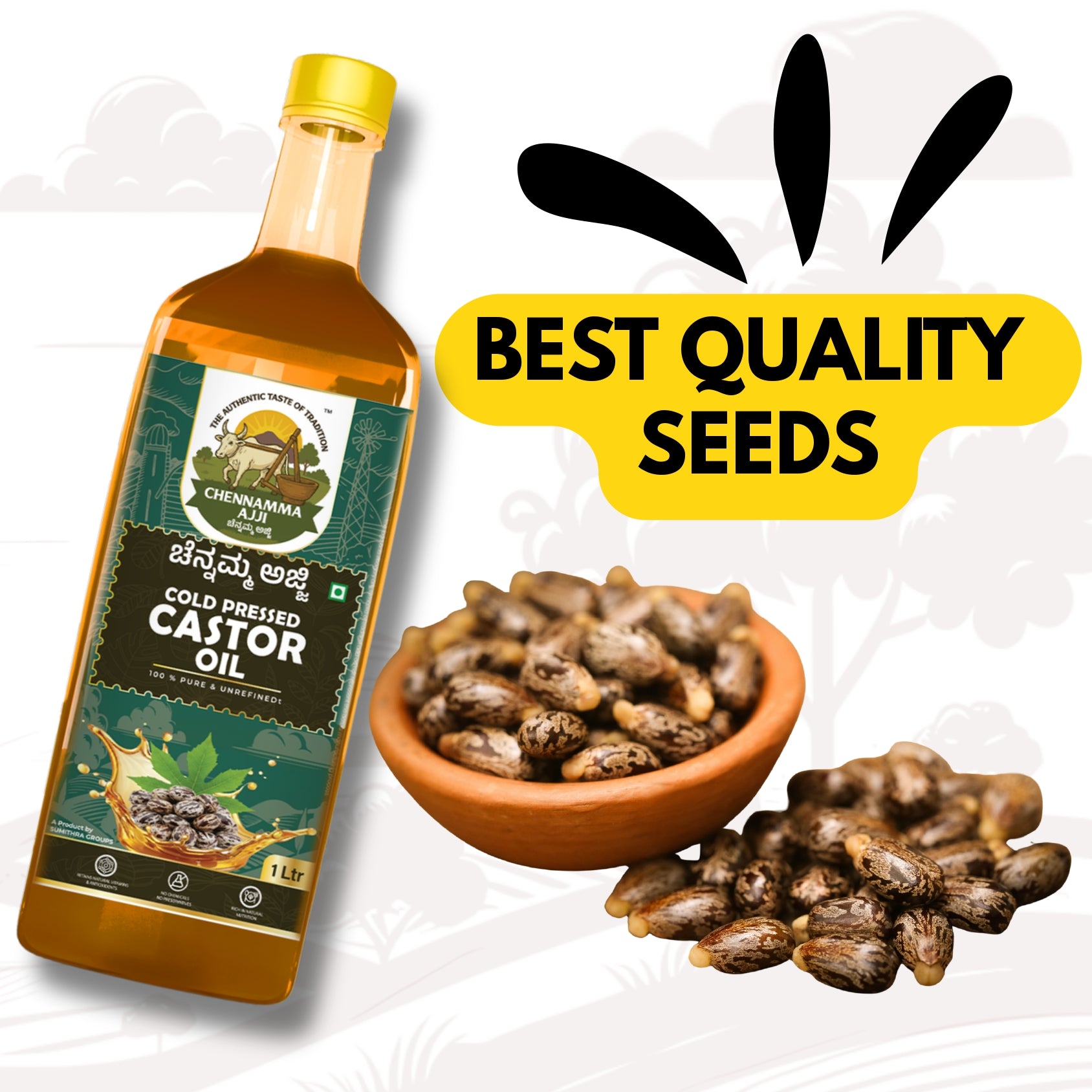 COLD PRESSED CASTOR OIL
