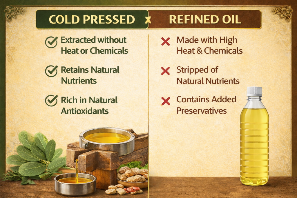 COLD PRESSED GROUNDNUT OIL