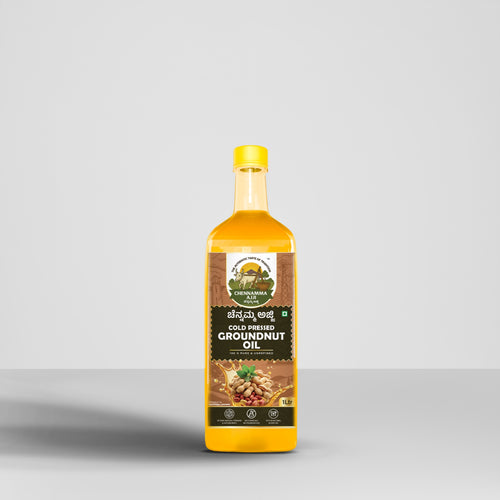 Chennamma Ajji cold pressed groundnut oil bottle