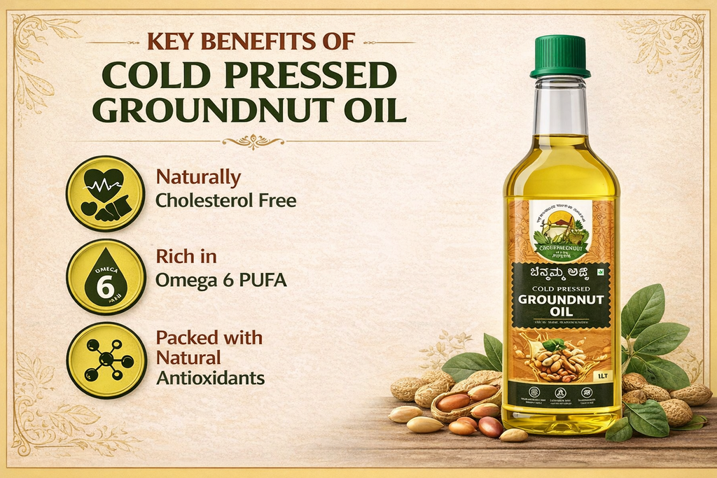 COLD PRESSED GROUNDNUT OIL