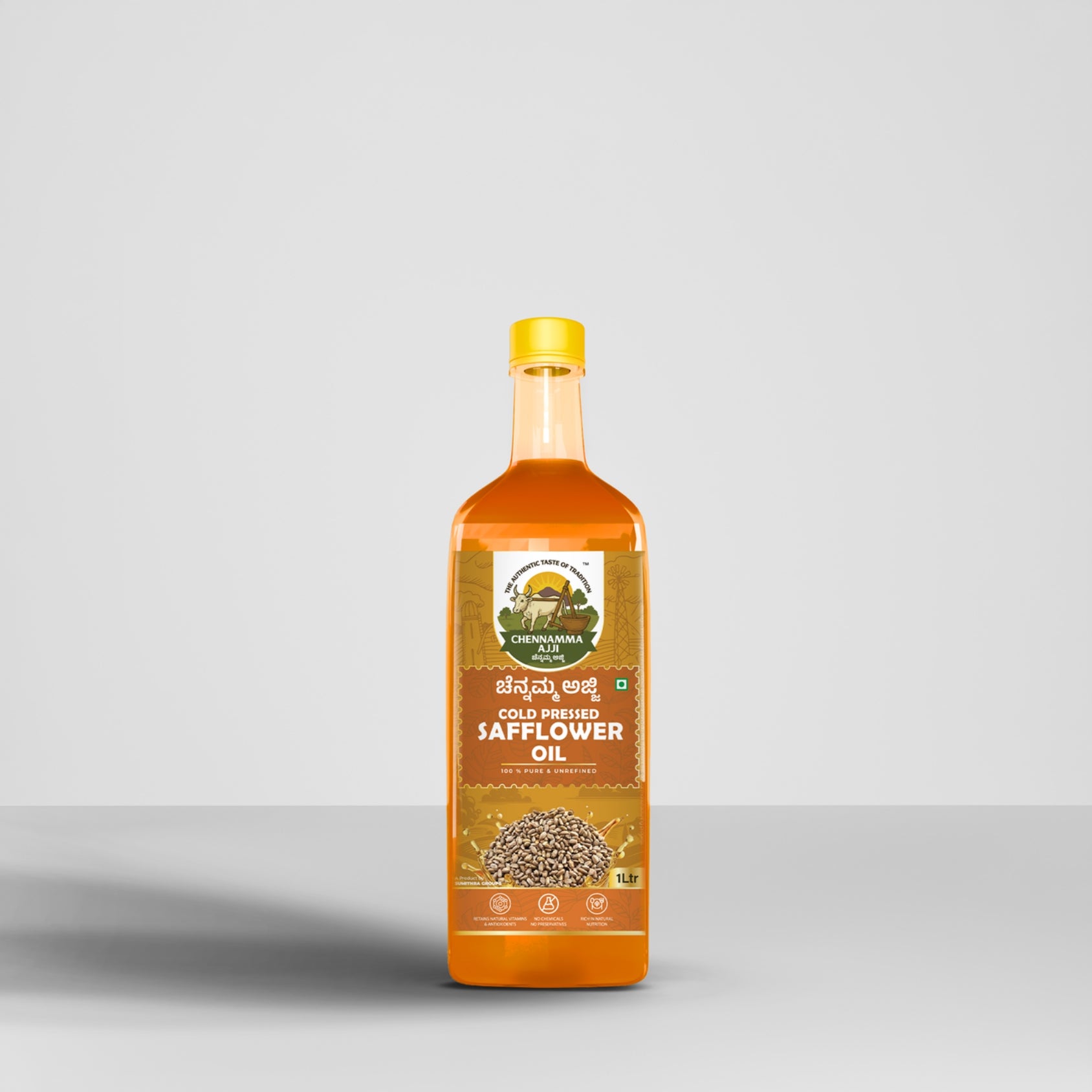 CHENNAMMAAJJI COLD PRESSED SAFFLOWER OIL
