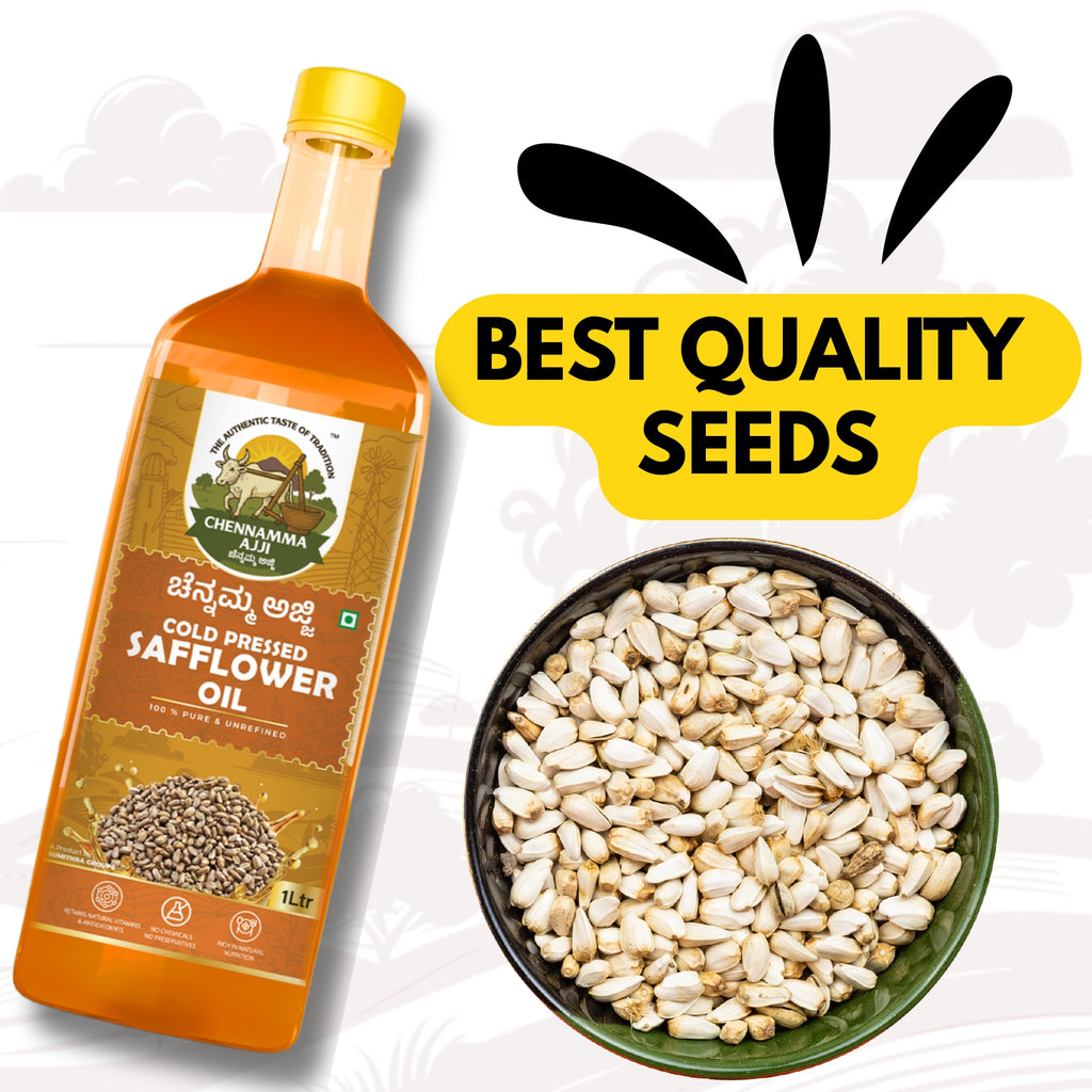 CHENNAMMAAJJI COLD PRESSED SAFFLOWER OIL