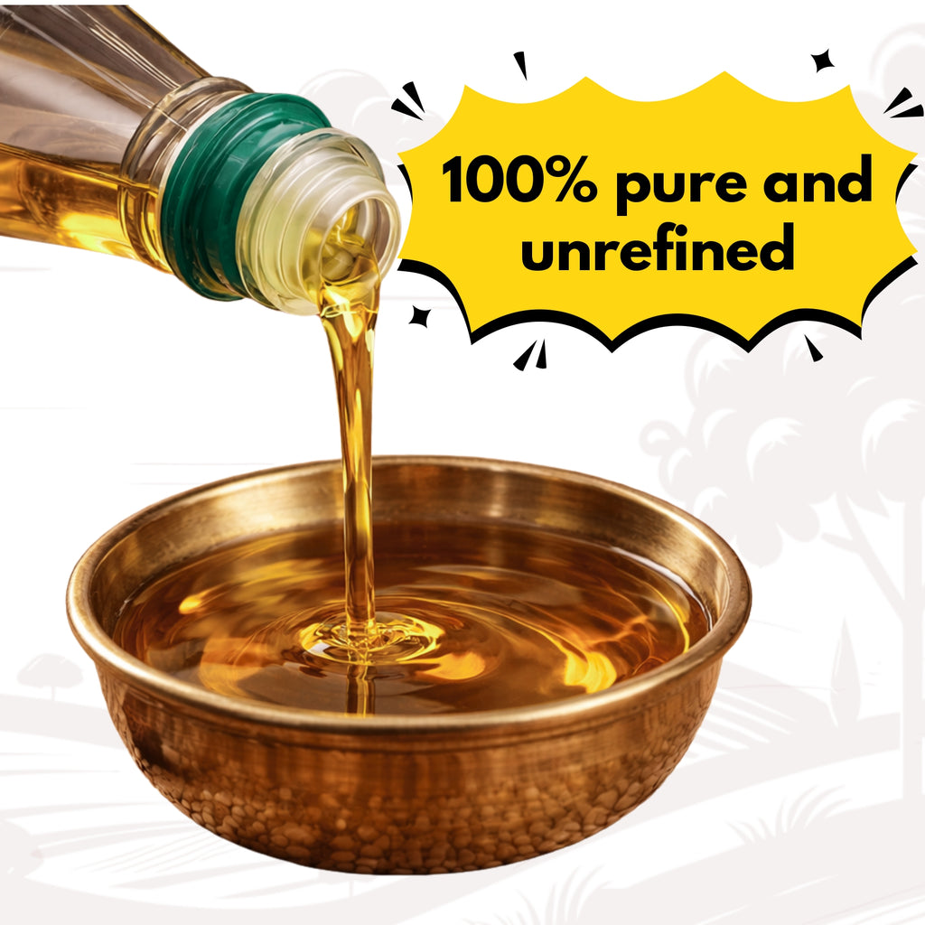 CHENNAMMAAJJI COLD PRESSED SAFFLOWER OIL
