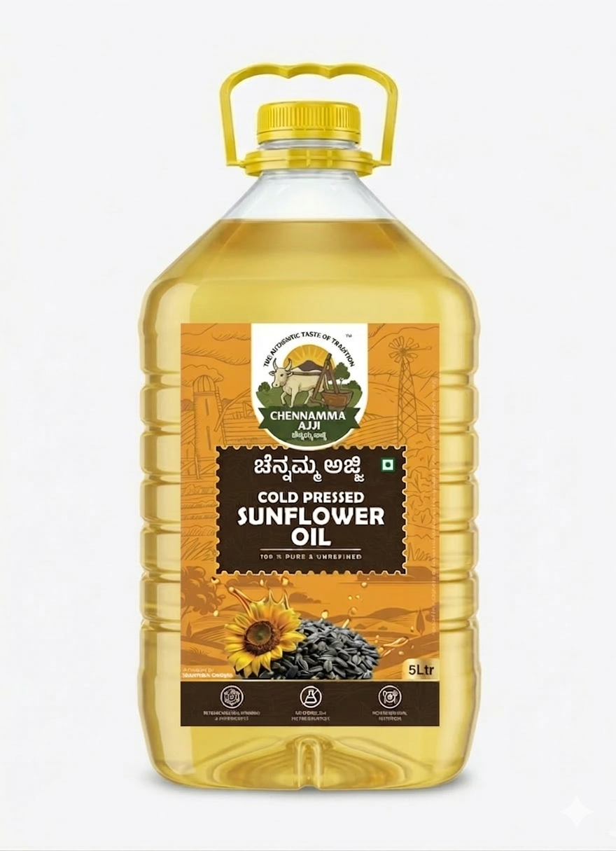 CHENNAMMA AJJI SUNFLOWER COLD PRESSED OIL
